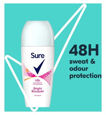 Sure Women Antiperspirant Roll On Bright Bouquet 50 ml