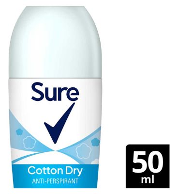 Sure Women Antiperspirant Roll On Cotton Dry 50 ml