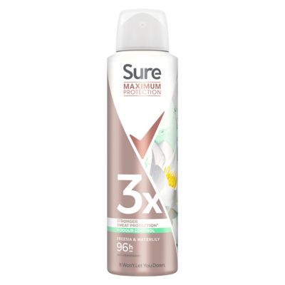 Sure Women Freesia & Waterlily Maximum Protection Antiperspirant Deodorant 150ml