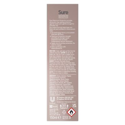 Sure Women Freesia & Waterlily Maximum Protection Antiperspirant Deodorant 150ml
