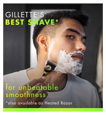 Gillette Labs With Exfoliating Bar Razor Champion Gold Edition, 1 Handle, 5 Blades, 1 Hanger, 1 Case