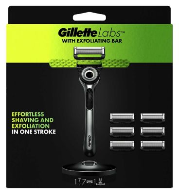 Gillette Labs With Exfoliating Bar Razor, 1 Handle - 7 Blades<br/>