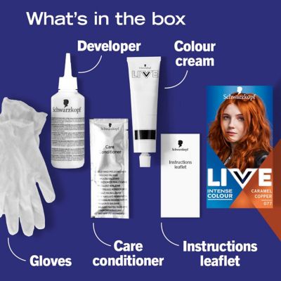 Schwarzkopf LIVE 077 Caramel Copper Permanent Copper Hair Dye