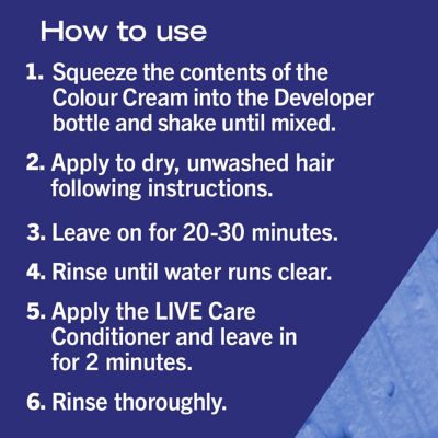 Schwarzkopf LIVE&nbsp;059&nbsp;Blue Berry&nbsp;Permanent Blue Hair Dye
