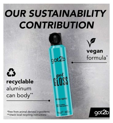 got2b gotGLOSS Hair Spray Finish for Glossy and Glass-like Hair 200ml