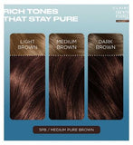Clairol Nice'n Easy Crème Pure Brunettes Permanent Hair Dye - 5PB Medium Mocha Brown