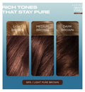 Clairol Nice'n Easy Crème Pure Brunettes Permanent Hair Dye - 6PB Light Hazelnut Brown