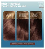 Clairol Nice'n Easy Crème Pure Brunettes Permanent Hair Dye - 6.5PB Lightest Latte Brown