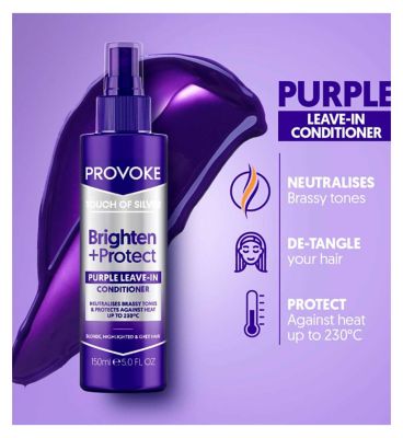 Provoke Brighten & Protect purple leave in conditioner 150ml