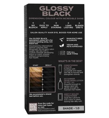 Bleach London Glossy Black Permanent Kit