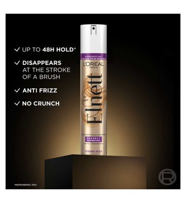 L'Oreal Paris Elnett hairspray, care for damaged hair with argan oil - strong hold 75ml