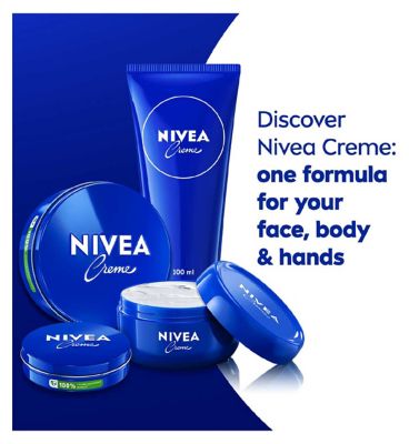 Nivea Creme Moisturiser Cream for Face, Hands and Body 100ml