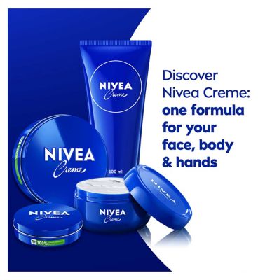 Nivea Creme Moisturiser Cream for Face, Hands and Body 100ml