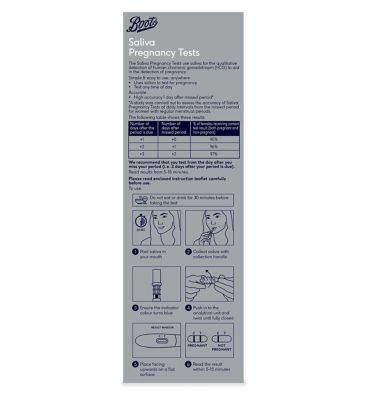 Boots Saliva Pregnancy Test - 2 Pack