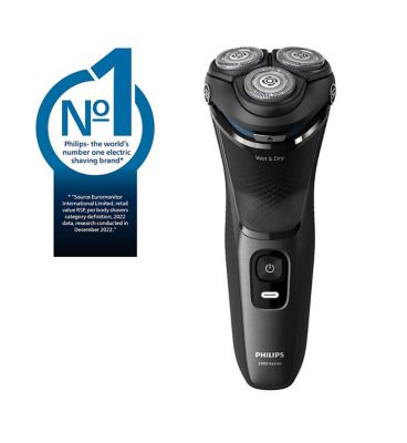 Philips Wet & Dry Electric Shaver Series 1000 with 4D Flex Heads – S1142/00