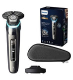 Philips 9000 Series Wet & Dry Electric Shaver with SkinIQ technology, Charging Stand & Travel case - S9974/35