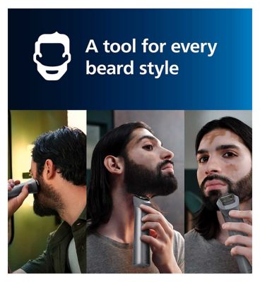 Philips Series 5000, 11-in-1 Multi Grooming Trimmer for Face, Head, and Body, MG5930/15