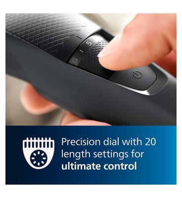 Philips Series 3000, Fast and Precise Beard Trimmer, with Self-sharpening Stell Blades, and Lift and Trim technology - BT3233/15