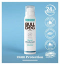 Bulldog Skincare Fresh Mint & Cedarwood Spray Deodorant - 24 Hour Protection, Fresh Scent 125ml
