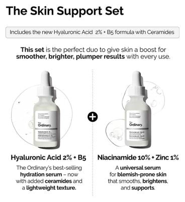 The Ordinary The Skin Support Set