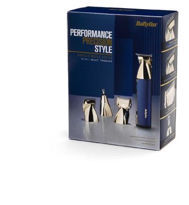 BaByliss Super-X Metal 15 in 1 Multi-Trimmer - Gold/Navy