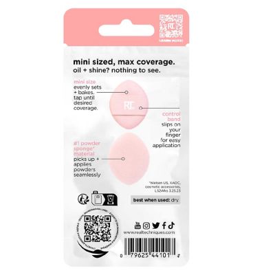 Real Techniques mini miracle powder puff trio