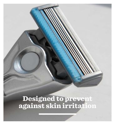 Bulldog Skincare Sensitive Glass Razor + 1 Blade Refill