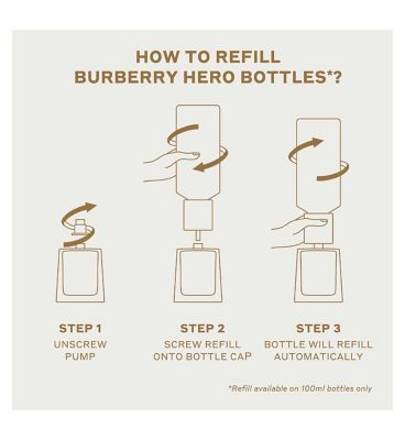 Burberry Hero Parfum for Men Refillable 100ml