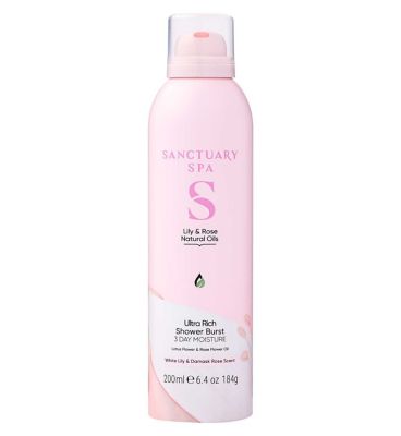 Sanctuary Spa Lily & Rose Natural Oils Ultra Rich Shower Burst 200ml