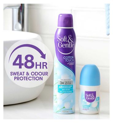 Soft & Gentle Cotton Touch 48H Anti-Perspirant Deodorant Spray 250ml