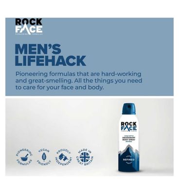 Rock Face Refined Body Spray 200ml