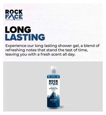 Rock Face Refined Shower Gel 410ml