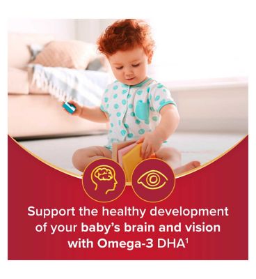 Seven Seas Breastfeeding, Postnatal Vitamins with Omega-3 DHA - Duo Pack - 28 Capsules + 28 Tablets