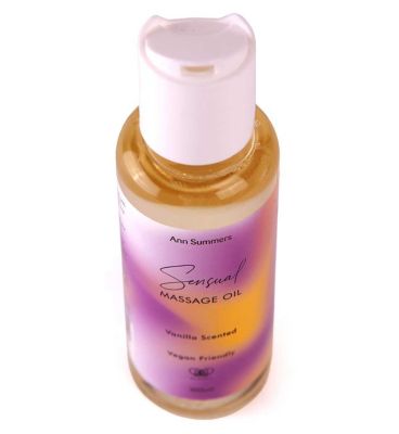 Ann Summers Sensual Massage Oil Vanilla 100ml