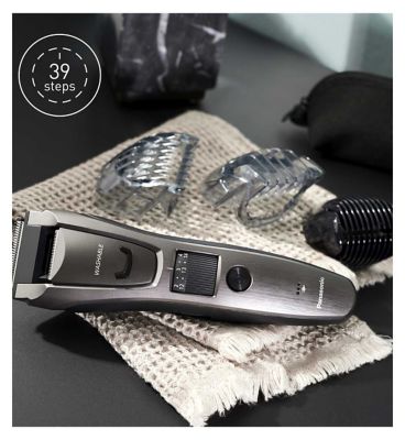 Panasonic Wet & Dry Electric Beard, Hair & Body Trimmer, 3 Attachments, 39 Cutting Lengths, ER-GB80, Sharpest Japanese Blades