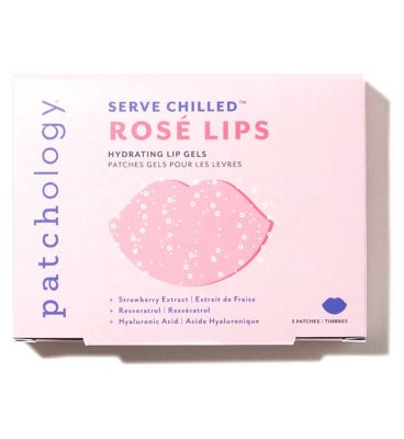 Patchology Serve Chilled Rosé Lips Hydrating Lip Gel 5 Pair