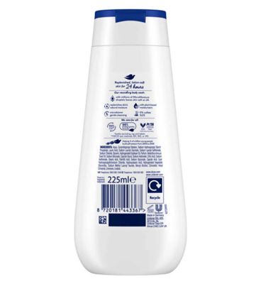 Dove Advanced Care Body Wash Deeply Nourishing Skin Natural Nourishers 225ml