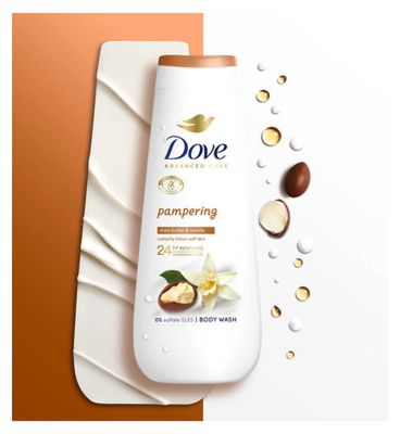 Dove Advanced Care Body Wash Pampering Shea Butter & Vanilla 225ml