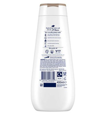 Dove Advanced Care Body Wash Nourishing Silk Skin Natural Nourishers 400ml