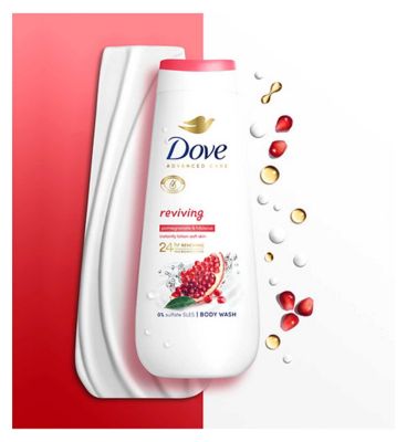 Dove Advanced Care Body Wash Reviving Pomegranate & Hibiscus 400ml