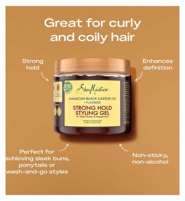 SheaMoisture Jamaican Black Castor Oil & Flaxseed Strong Hold Styling Gel 431ml