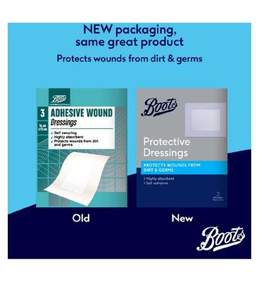 Boots Protective Dressings Pack 3s