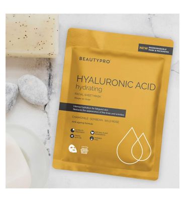 BEAUTYPRO HYALURONIC ACID Hydrating Sheet Mask