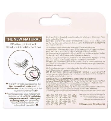 Kiss The New Natural Trio Lashes 02