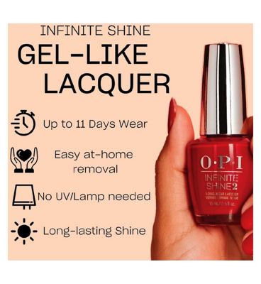OPI Infinite Shine Gel Like Polish - Lady In Black - 15ml