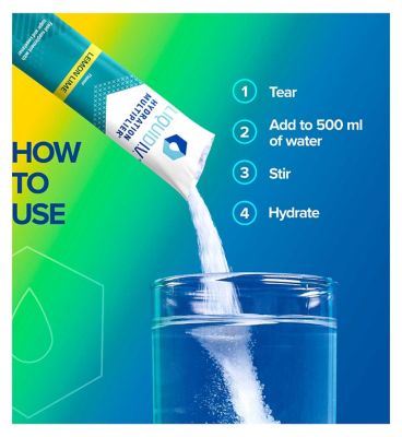 Liquid I.V. Hydration Multiplier Electrolyte Powder Mix Lemon Lime 3 Sachets