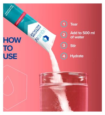Liquid I.V. Hydration Multiplier Electrolyte Powder Mix Strawberry 6 Sachets