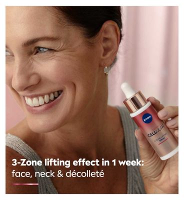 NIVEA Cellular Expert Lift 3-Zone Lifting Serum with Pure Bakuchiol, 30ml