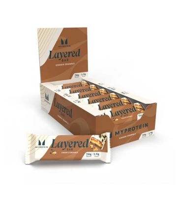 Myprotein Layered Protein Bar, Cookie Crumble, 60g