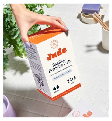 Jude Bamboo Everyday Pads 24 Pack - Discreet Protection for Light Bladder Leaks